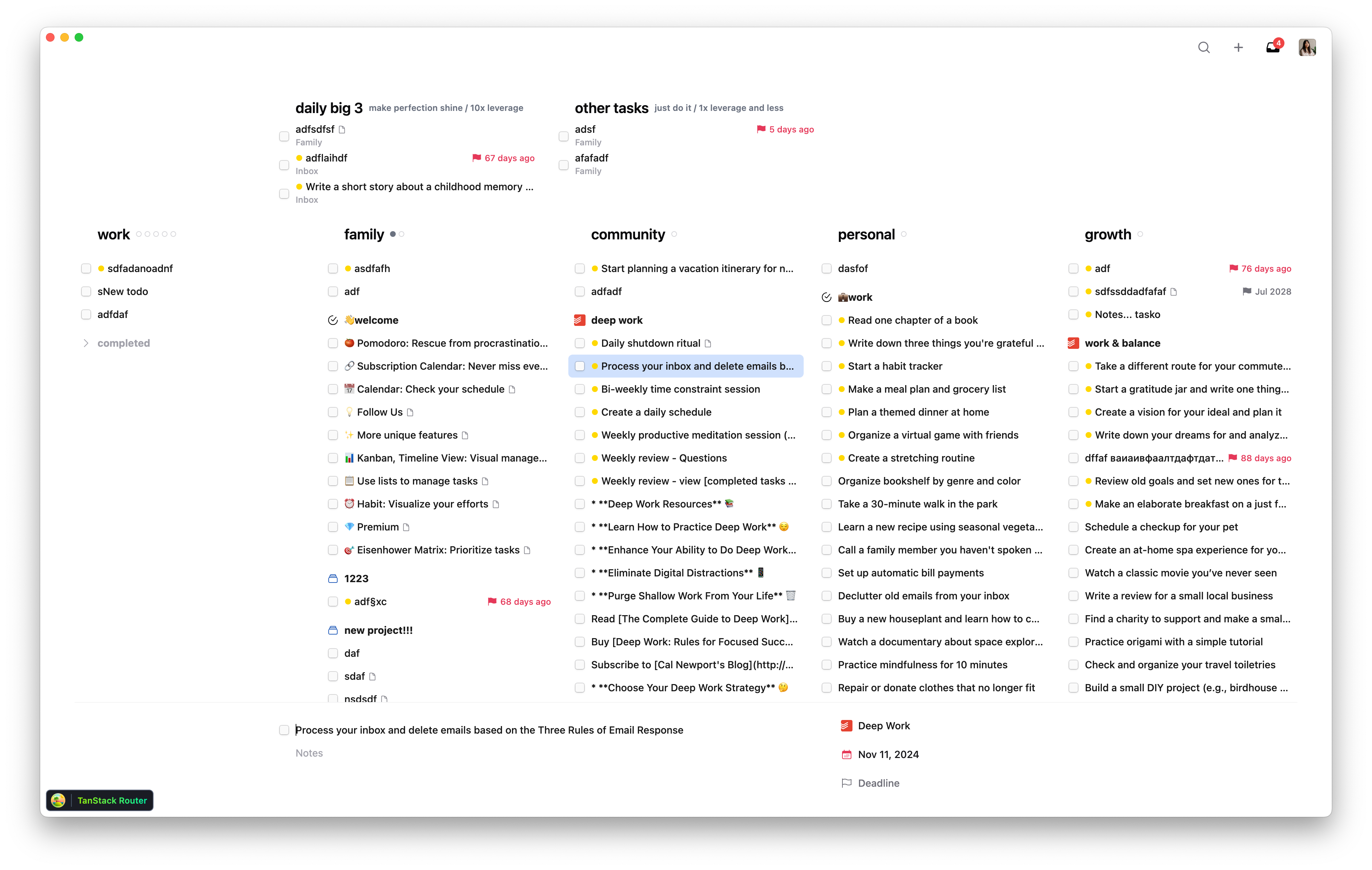 Compass dashboard on MacBook